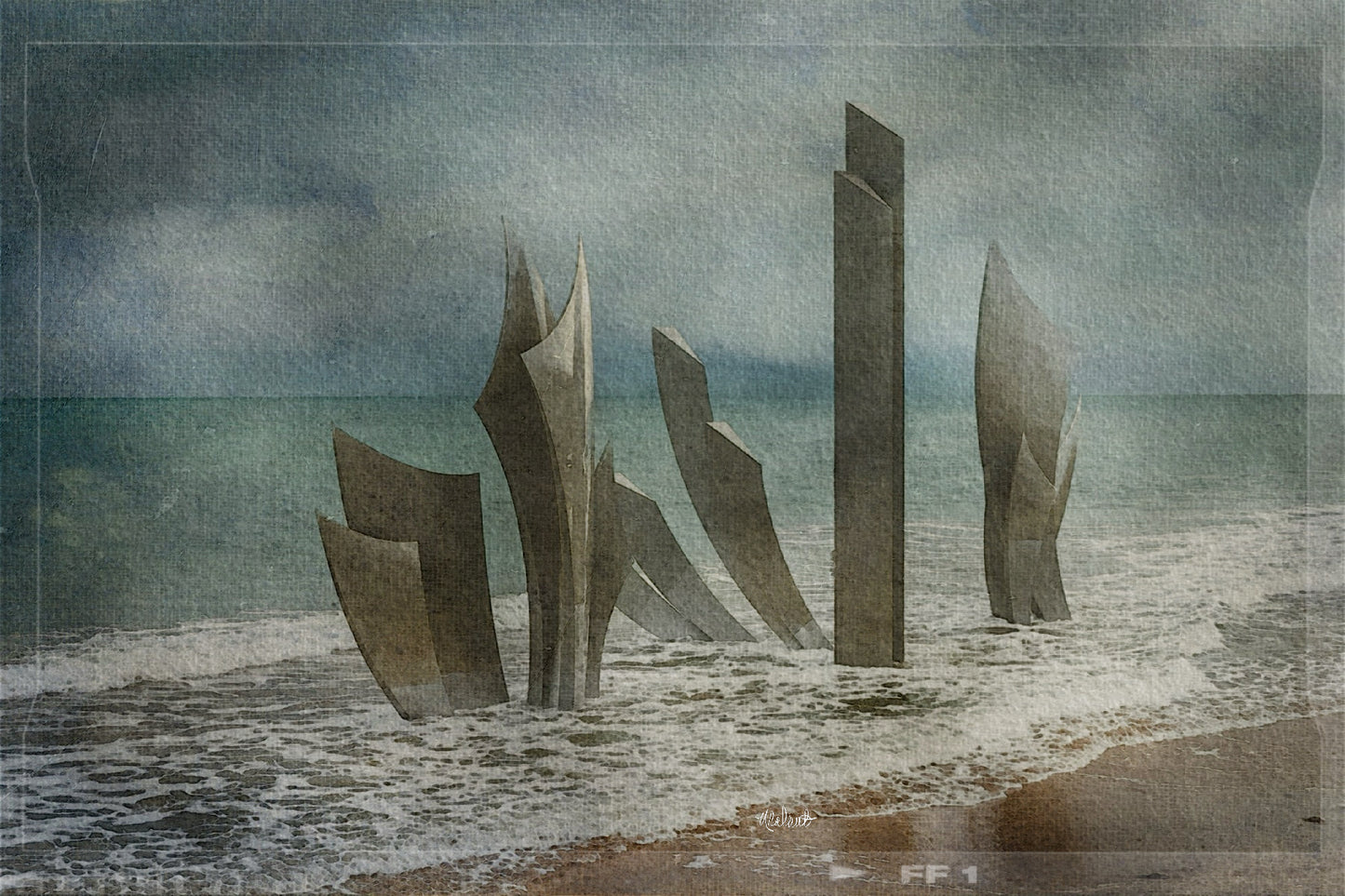 Postcards from God: OMAHA BEACH NORMANDY, FRANCE